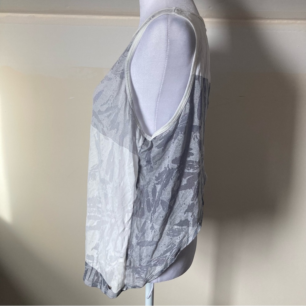 Fabletics Open Back Patterned Color Block Tank To… - image 3